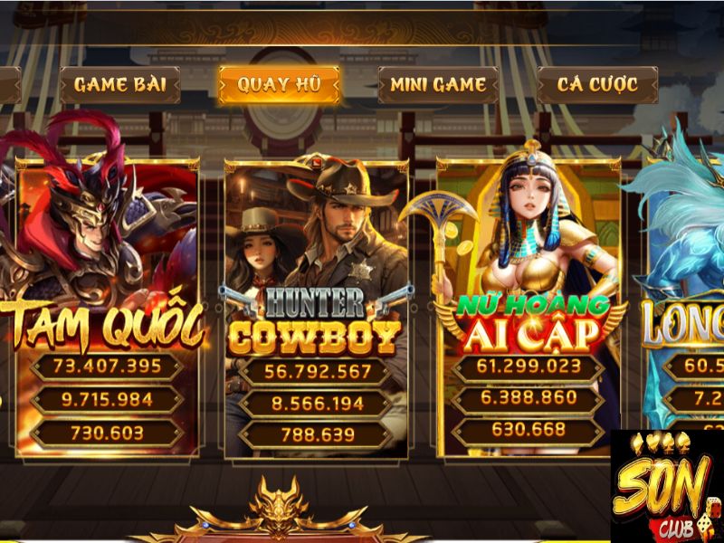 Sảnh quay hũ trúng JackPot tiền tỷ